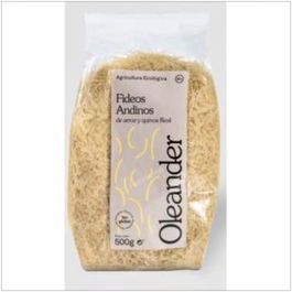 OLEANDER Fideos De Arroz Y Quinoa 500Gr Sin Gluten Vegano Bio