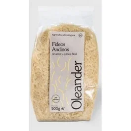 OLEANDER Fideos De Arroz Y Quinoa 500Gr Sin Gluten Vegano Bio