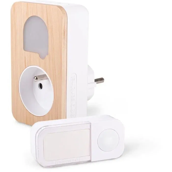 SCS Sentinel Timbre Inalambrico y Sin Pilas con Toma Integrada CSF0105 SONE + Cosy - 25 Melodias