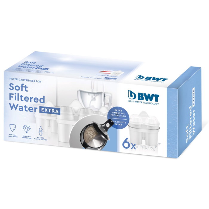 BWT Pack de 6 Soft Filtered Water EXTRA BWT Pack de 6 Soft Filtered Water EXTRA
