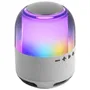 Mars Gaming Altavoz Bluetooth MS-FLOW 15W 5.3 Blanco con Iluminación RGB 360° y Lector MicroSD