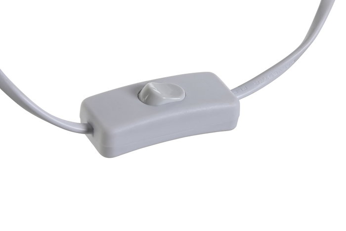 Lampara Sobremesa Moderno DKD Home Decor Gris Marron 30 x 48 x 30 cm (2 Unidades)