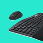 Logitech MK850 Performance Combo de Teclado y Ratón Inalámbrico QWERTZ Alemán - Negro