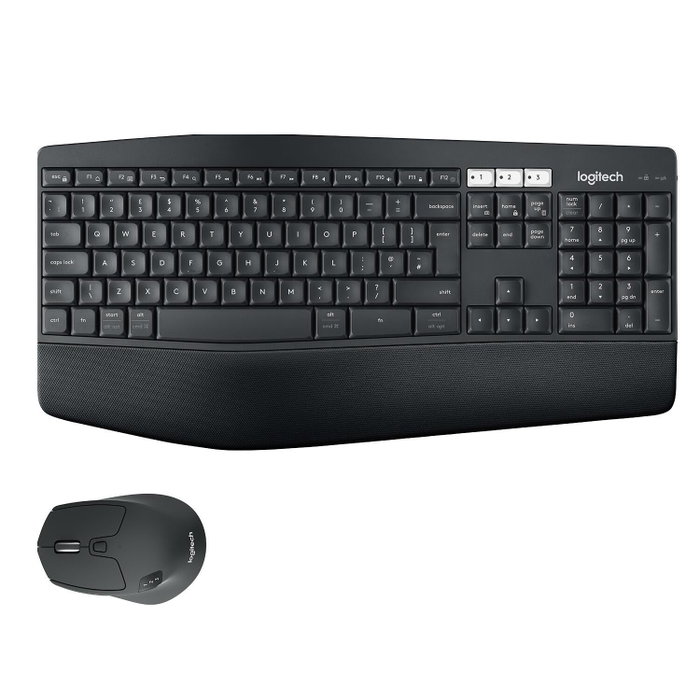 Logitech MK850 Performance Combo de Teclado y Ratón Inalámbrico QWERTZ Alemán - Negro Logitech MK850 Performance Combo de Teclado y Ratón Inalámbrico QWERTZ Alemán - Negro