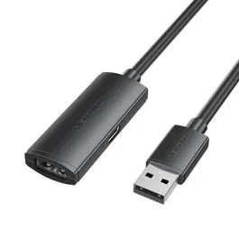 Vention CBKBJ Cable Alargador USB 2.0 Macho a Hembra 480Mbps 5m Negro