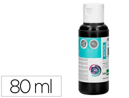 Liderpapel Pintura Acrilica Bote 80 ml Negro Multisuperficie