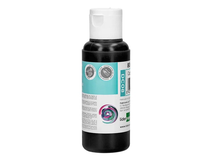 Liderpapel Pintura Acrilica Bote 80 ml Negro Multisuperficie
