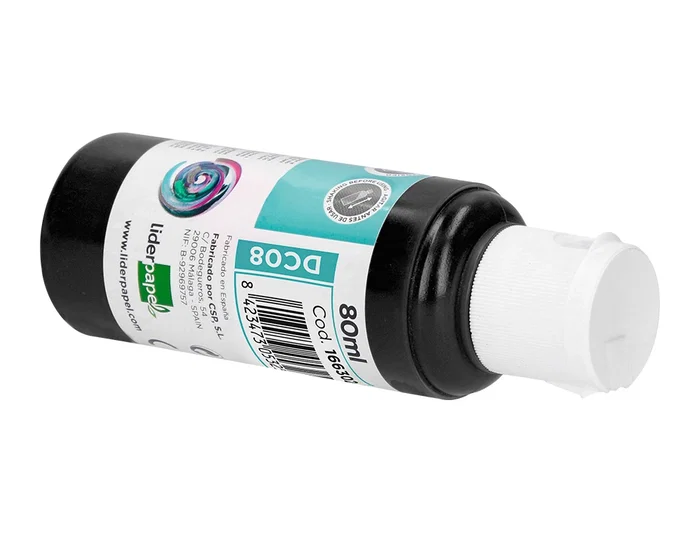 Liderpapel Pintura Acrilica Bote 80 ml Negro Multisuperficie
