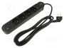 Art FU915 Regleta con 4 tomas 16A y USB A+C 3.4A