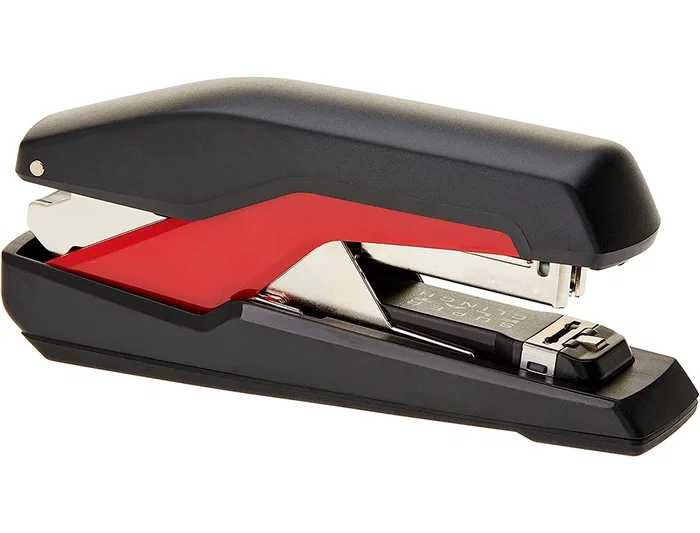 Rapid Grapadora S17 Fullstrip Plástico, Sobremesa, Grapa 30 Hojas, Negro/Rojo