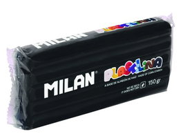 Milan Plastilina sin gluten 150 g, color negro
