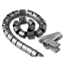 Canaleta organizadora de cables gris 3mx15mm 16031