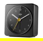Braun BC-03-B Reloj Despertador Clásico Analógico Negro con Movimiento Silencioso y Agujas Luminosas