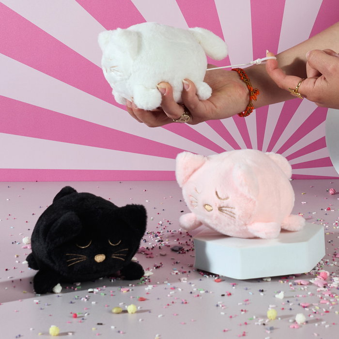 The Concept Factory Peluche Gato Animado Colección Kawaii Mueve la Cola 10 cm