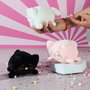 The Concept Factory Peluche Gato Animado Colección Kawaii Mueve la Cola 10 cm