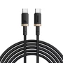 Baseus Dura Cable de Carga Rápida USB-C a USB-C 240W 1m Oro/Negro