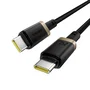 Baseus Dura Cable de Carga Rápida USB-C a USB-C 240W 1m Oro/Negro