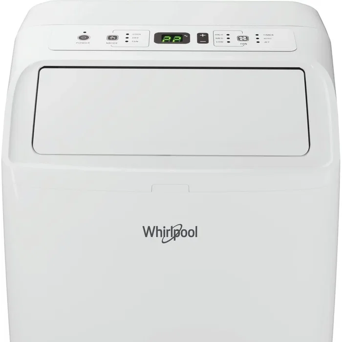 Whirlpool PACF212COW Aire Acondicionado Portátil Blanco, Clase A, Función Frío y Deshumidificación