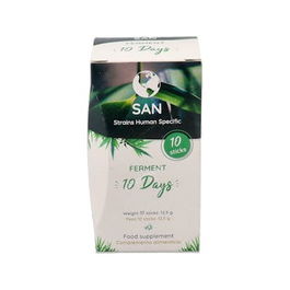 PROBIOTICOS SAN Ferment 10 Days 10Sbrs. Probiótico para Fortalecer la Flora Intestinal con 5 Cepas Beneficiosas