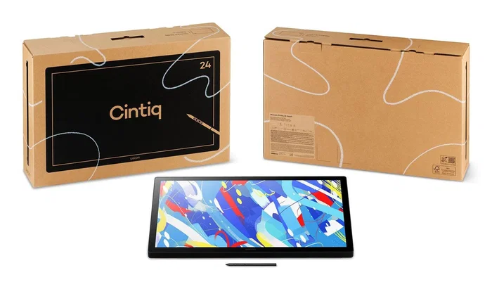 Tableta wacom cintiq 24 touch digitalizadora negro 5080 líneas por pulgada 527 x 296 mm usb