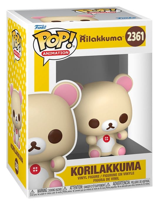 Funko Rilakkuma Korilakkuma Figura POP! Animation Vinyl 9 cm Funko Rilakkuma Korilakkuma Figura POP! Animation Vinyl 9 cm