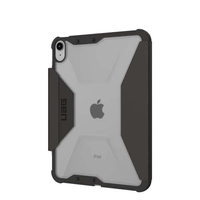 Urban Armor Gear Plyo Ice - Funda Folio Negro Translúcido con Portabolígrafo y Modo Espera para Apple iPad 10.9" (10th Generación, Modelo 2022)