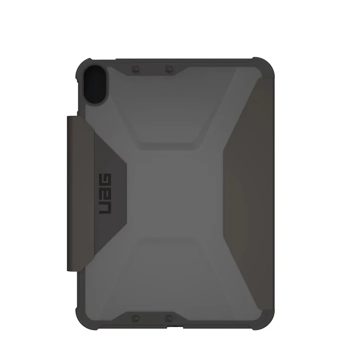 Urban Armor Gear Plyo Ice - Funda Folio Negro Translúcido con Portabolígrafo y Modo Espera para Apple iPad 10.9" (10th Generación, Modelo 2022)