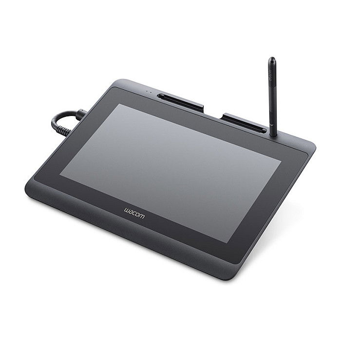 Wacom DTH-1152 Tableta digitalizadora con pantalla 10.1 pulgadas Full HD 1920x1080, lápiz inalámbrico con 1024 niveles de presión, área activa 223.2 x 125.55 mm, color negro