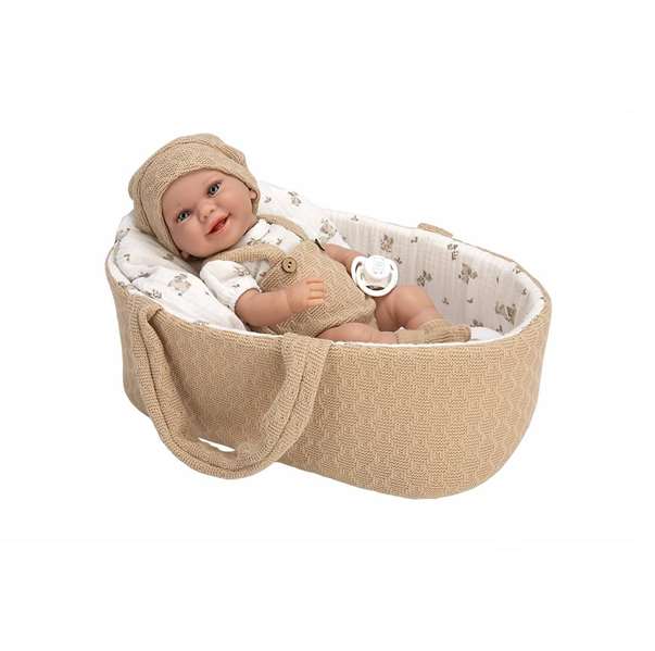 Muñecas Arias Muñeca Elegance 33 cm Babyto Marron C/Capazo Cuerpo Vinyl Sexo Niño Edad Mínima 3 Años Muñecas Arias Muñeca Elegance 33 cm Babyto Marron C/Capazo Cuerpo Vinyl Sexo Niño Edad Mínima 3 Años