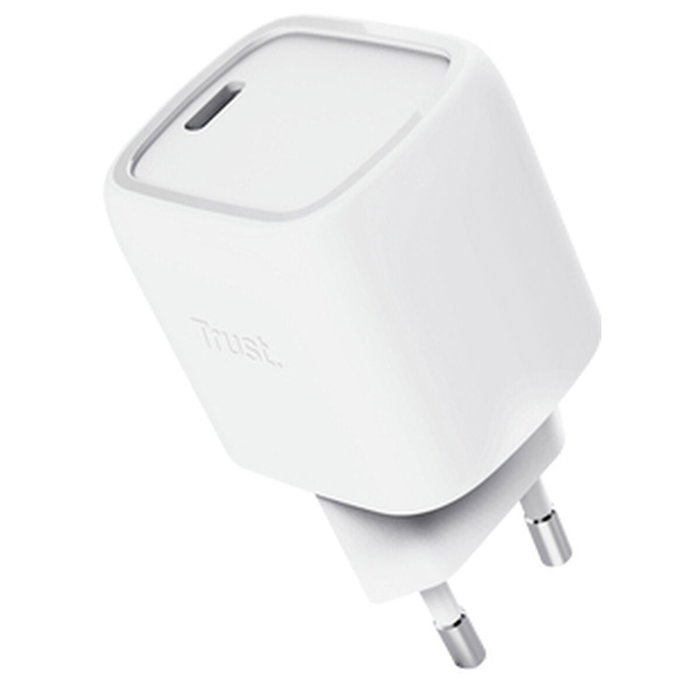 Trust Maxo Cargador de Pared GaN USB-C 30 W Blanco