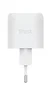 Trust Cargador de Pared GaN Maxo 30W con 1 Puerto USB-C, Carga Rápida Power Delivery 3.0, PPS, Blanco, Compacto
