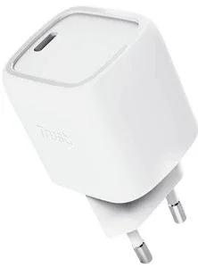 Trust Maxo Cargador de Pared GaN USB-C 30W Blanco Trust Maxo Cargador de Pared GaN USB-C 30W Blanco