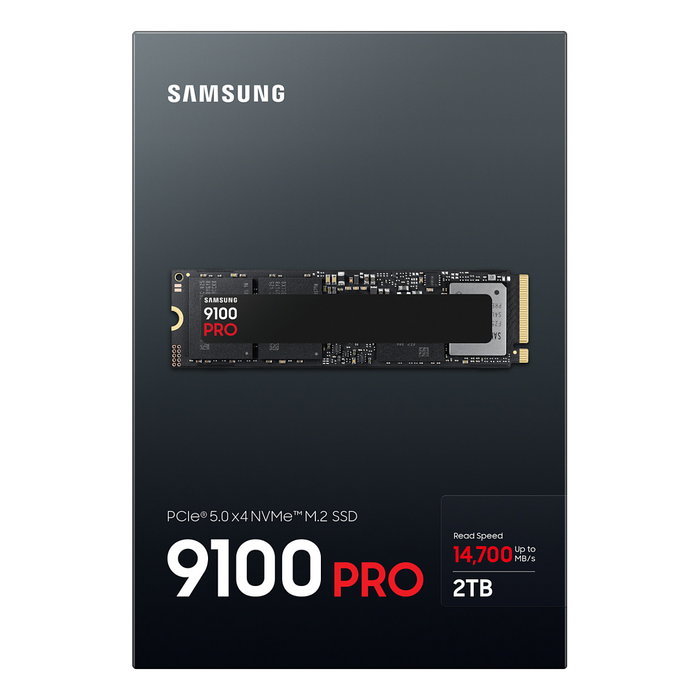 Samsung 9100 PRO 2 TB SSD M.2 NVMe PCIe 5.0