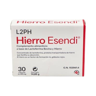 ELE2PHARMA Hierro 30 Cápsulas ELE2PHARMA Hierro 30 Cápsulas