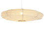 DKD Home Decor Lámpara de Techo Lino y Cuerda 80x80x20 Natural Crudo