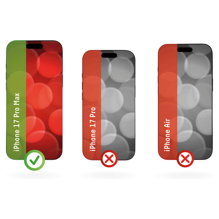 Displex Protector de Pantalla de Privacidad de Vidrio Templado 10H sin Burbujas, Compatible con Apple iPhone 17 Pro Max, Incluye Kit de Limpieza