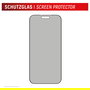 Displex Protector de Pantalla de Privacidad de Vidrio Templado 10H sin Burbujas, Compatible con Apple iPhone 17 Pro Max, Incluye Kit de Limpieza