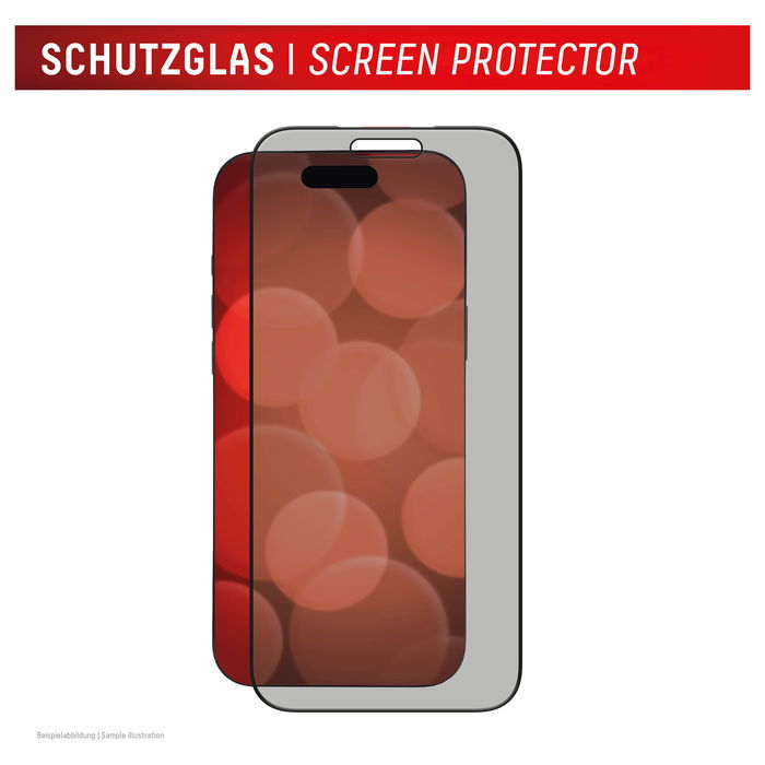 Displex Protector de Pantalla de Privacidad de Vidrio Templado 10H sin Burbujas, Compatible con Apple iPhone 17 Pro Max, Incluye Kit de Limpieza
