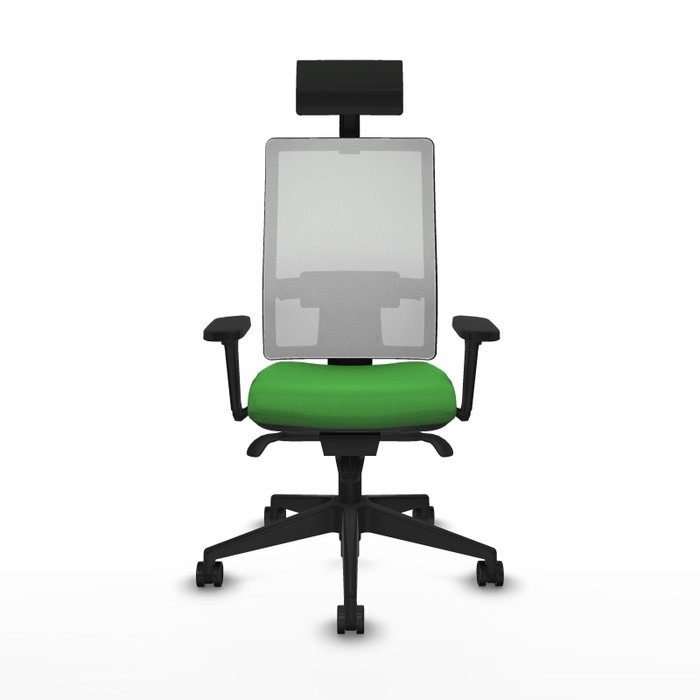 PIQUERAS Y CRESPO Silla de oficina Horna con Mecanismo Sincro, Verde y Blanco PIQUERAS Y CRESPO Silla de oficina Horna con Mecanismo Sincro, Verde y Blanco