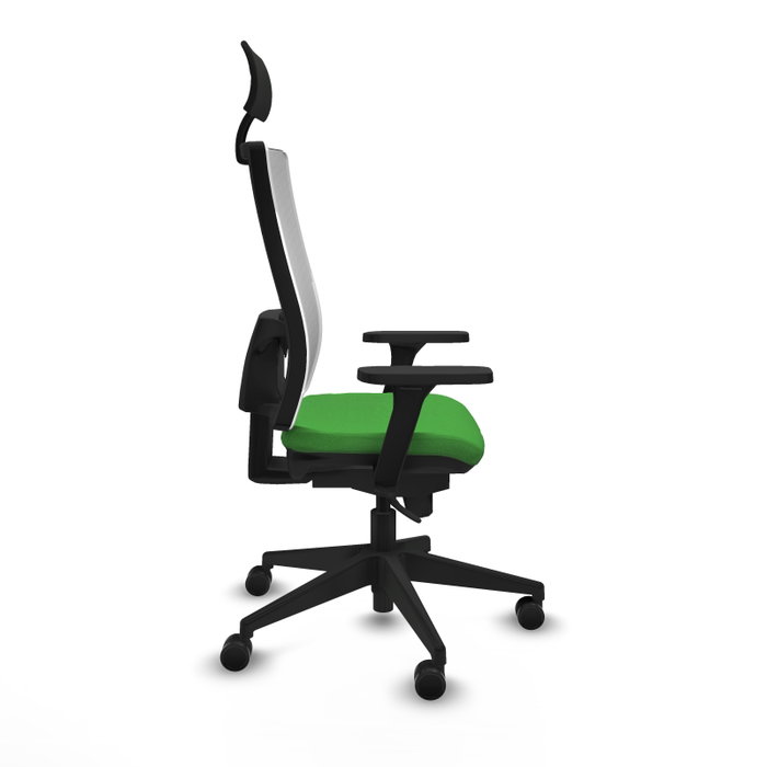 PIQUERAS Y CRESPO Silla de oficina Horna con Mecanismo Sincro, Verde y Blanco PIQUERAS Y CRESPO Silla de oficina Horna con Mecanismo Sincro, Verde y Blanco