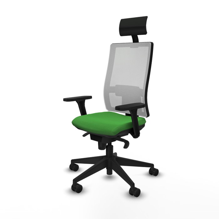 PIQUERAS Y CRESPO Silla de oficina Horna con Mecanismo Sincro, Verde y Blanco PIQUERAS Y CRESPO Silla de oficina Horna con Mecanismo Sincro, Verde y Blanco