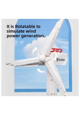 PANTASY Kit Construcción Envision Molino Eólico 463 Piezas +6 Años 50x12x16cm