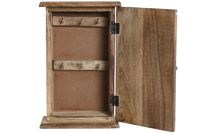 DKD Home Decor Guardallaves Oriental Blanco Natural 7.5 x 28 x 18 cm
