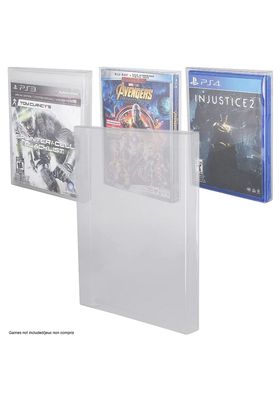 Evoretro Pack de 25 Protectores PET 0,30 mm para Xbox One, PS3 y PS4