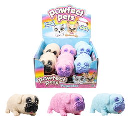 HTI Perros Stretchy Exp. Elásticos Juguetes Blanditos Coloridos Pack 12 Unidades Edad Recomendada +3 Años