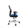 PIQUERAS Y CRESPO Silla de oficina Jorquera Azul y Blanco