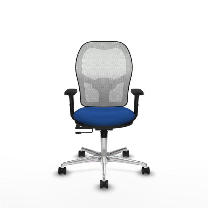 PIQUERAS Y CRESPO Silla de oficina Jorquera Azul y Blanco