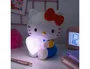 Wondee Lámpara Sobremesa Hello Kitty con Corazón Rosa 16 cm, Decoración Sanrio, Iluminación con Pilas AAA