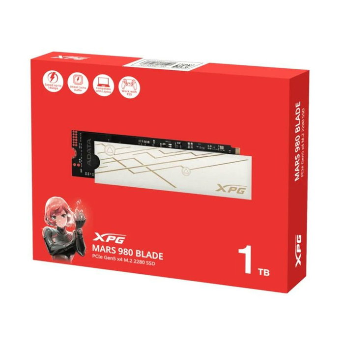 ADATA Mars 980 Blade 1 TB M.2 PCIe Gen5 NVMe SSD ADATA Mars 980 Blade 1 TB M.2 PCIe Gen5 NVMe SSD