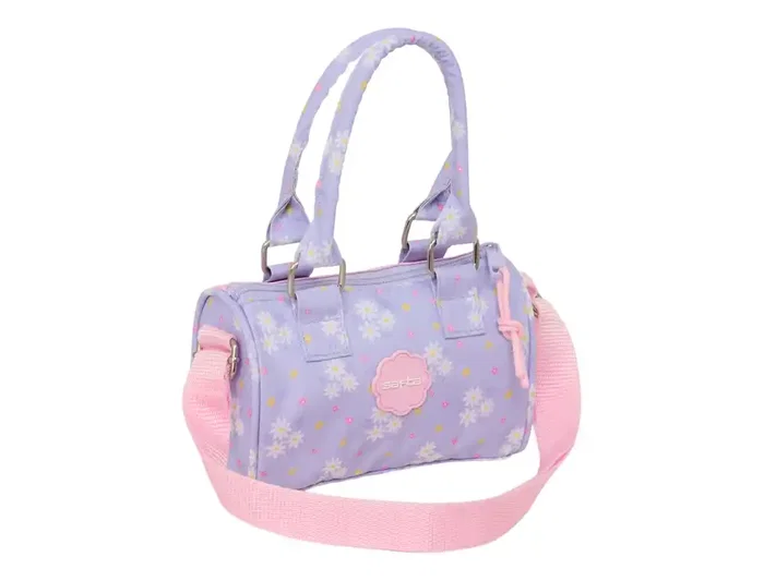 Bolso Bandolera Safta Bouquet Rosa Lila